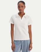 Marella Тениска с яка и копчета Emme by Onirica 2615951011 Regular Fit