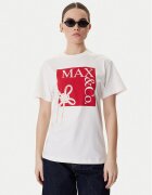 Max&Co. Тишърт Mcivolare 2618971016200 Екрю Regular Fit