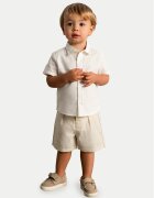 Mayoral Комплект от риза и текстилни шорти 1225 Regular Fit