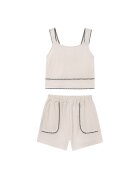 Mayoral Комплект платнени шорти и топ 6213 Regular Fit