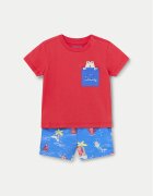 Mayoral Комплект тениска и бански слипове 1650 Regular Fit