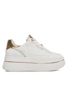 MICHAEL Michael Kors Сникърси Hayes Lace Up 43R4HYFS2L Златист