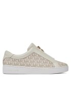 MICHAEL Michael Kors Сникърси Keaton Zip Slip On 43R4KTFP2B Екрю