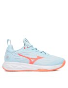 Mizuno Обувки за зала Wave Luminous Elite V1GC2620 Светлосин