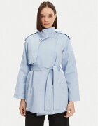 Morgan Тренч 251-GLINE Светлосиньо Relaxed Fit