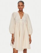 Pinko Ежедневна рокля Beowulf Abito 103587 A1X2 Екрю Regular Fit