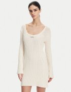 Pinko Плетена рокля 105301 A2N7 Екрю Regular Fit