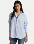 Polo Ralph Lauren Риза 211968220002 Светлосиньо Oversize
