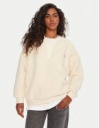 Quiksilver Полар Barranco EQWPF03000 Екрю Boxy Fit