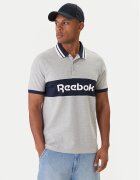 Reebok Тениска с яка и копчета Arter RK25548CCM Regular Fit
