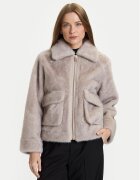 Rinascimento Кожено палто CFC0122227003 Regular Fit