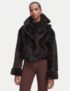 Rinascimento Кожено палто CFC0127048003 Regular Fit