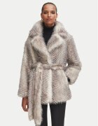 Rinascimento Кожено палто CFC0127051003 Regular Fit
