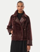 Rinascimento Кожено палто CFC0127145003 Regular Fit