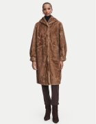 Rinascimento Кожено палто CFC0127148003 Oversize
