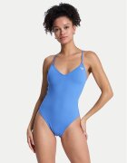 Roxy Бански костюм Solid Essentials ERJX103796 Светлосиньо