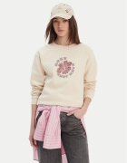 Roxy Суитшърт Surf Stoked Crew Brushed Vint ERJFT05018 Екрю Regular Fit