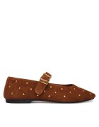 Tommy Hilfiger Балеринки Th Buckle Suede Stud Ballerina FW0FW09666