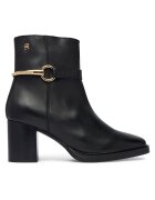 Tommy Hilfiger Боти TH Stud Heel Riding Ankle Boot FW0FW09552
