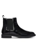 Tommy Hilfiger Боти тип челси Lth Abrasivato Brogue Chelsea FM0FM06079