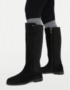 Tommy Hilfiger Ботуши Enamel Flag Suede High Chelsea FW0FW09574