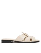 Tommy Hilfiger Чехли Leather Crest Square Toe Sandals FW0FW09126