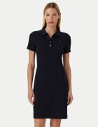 Tommy Hilfiger Ежедневна рокля 1985 Slim Pique Polo Dress Ss WW0WW42048 Slim Fit