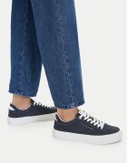 Tommy Hilfiger Сникърси Th Foxing Platform Washed Canvas FW0FW09172 Светлосиньо