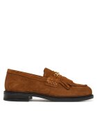 Tommy Hilfiger лоуфъри с дебела подметка Th Chain Fringe Suede Loafer FW0FW09918