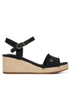 Tommy Hilfiger Сандали Mid Woven Wedge Espad Fringe FW0FW09470