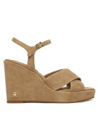 Tommy Hilfiger Сандали Suede Wrapped High Wedge FW0FW09218