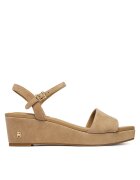Tommy Hilfiger Сандали Suede Wrapped Mid Wedge FW0FW09235