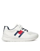 Tommy Hilfiger Сникърси Flag Low Cut Lace-Up/Velcro T1X9-34369-1843 M