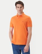 Tommy Hilfiger Тениска с яка и копчета 1985 MW0MW17770 Regular Fit