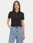 Tommy Hilfiger Тениска с яка и копчета 1985 WW0WW42047 Slim Fit