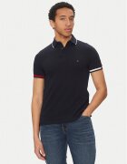 Tommy Hilfiger Тениска с яка и копчета Flag Cuff MW0MW38458 Slim Fit