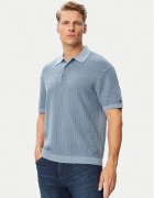 Tommy Hilfiger Тениска с яка и копчета MW0MW43246 Regular Fit