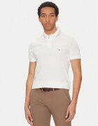 Tommy Hilfiger Тениска с яка и копчета Placket Interest MW0MW38459 Regular Fit