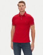 Tommy Hilfiger Тениска с яка и копчета Seasonal MW0MW39993 Slim Fit