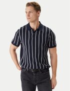Tommy Hilfiger Тениска с яка и копчета Vertical MW0MW41949 Regular Fit