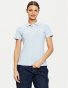 Tommy Hilfiger Тениска с яка и копчета WW0WW43930 Slim Fit