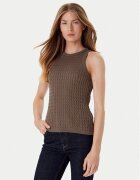 Tommy Hilfiger топ WW0WW45706 Екрю Slim Fit