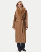 Tommy Hilfiger Вълнено палто Belted WW0WW51105 Regular Fit