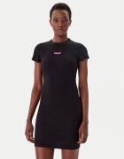 Tommy Jeans Ежедневна рокля Script DW0DW21186 Slim Fit