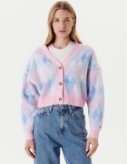 Tommy Jeans Кардиган Argyle DW0DW21180 Relaxed Fit
