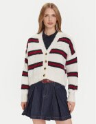 Tommy Jeans Кардиган Badge DW0DW21678 Екрю Relaxed Fit