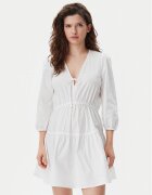 Tommy Jeans Лятна рокля DW0DW20341 Екрю Regular Fit