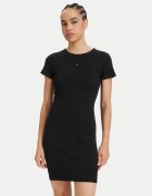 Tommy Jeans Лятна рокля Flag DW0DW22613 Slim Fit