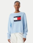 Tommy Jeans Пуловер Intarsia Flag Badge DW0DW22316 Relaxed Fit