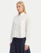 Tommy Jeans Риза DW0DW22766 Екрю Regular Fit